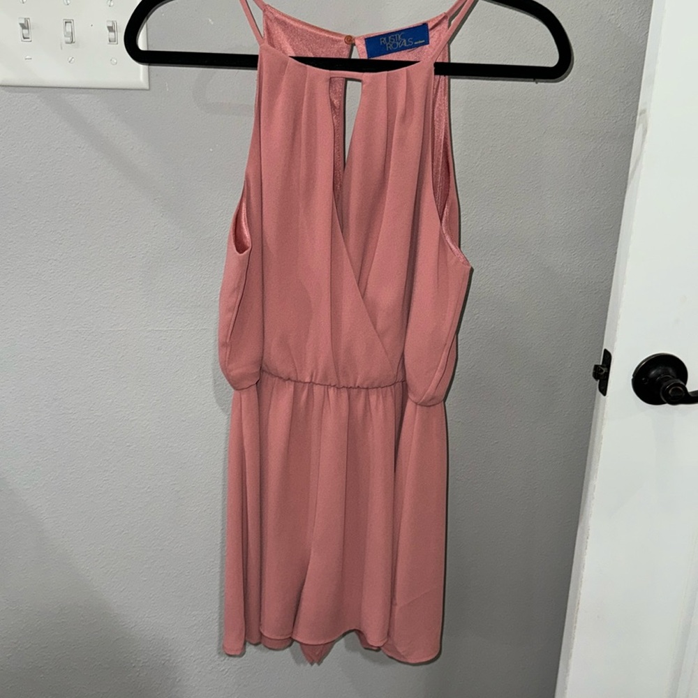 RUSTIC ROYALS Romper. NWOT.